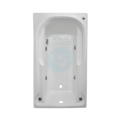 Tina de hidromasaje francia II de 1.52 x 0.86 x 0.50 para 1 persona